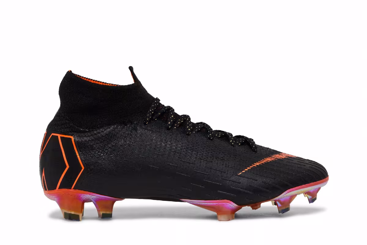Nike Superfly 6 Elite FG Black Total Orange, view 2