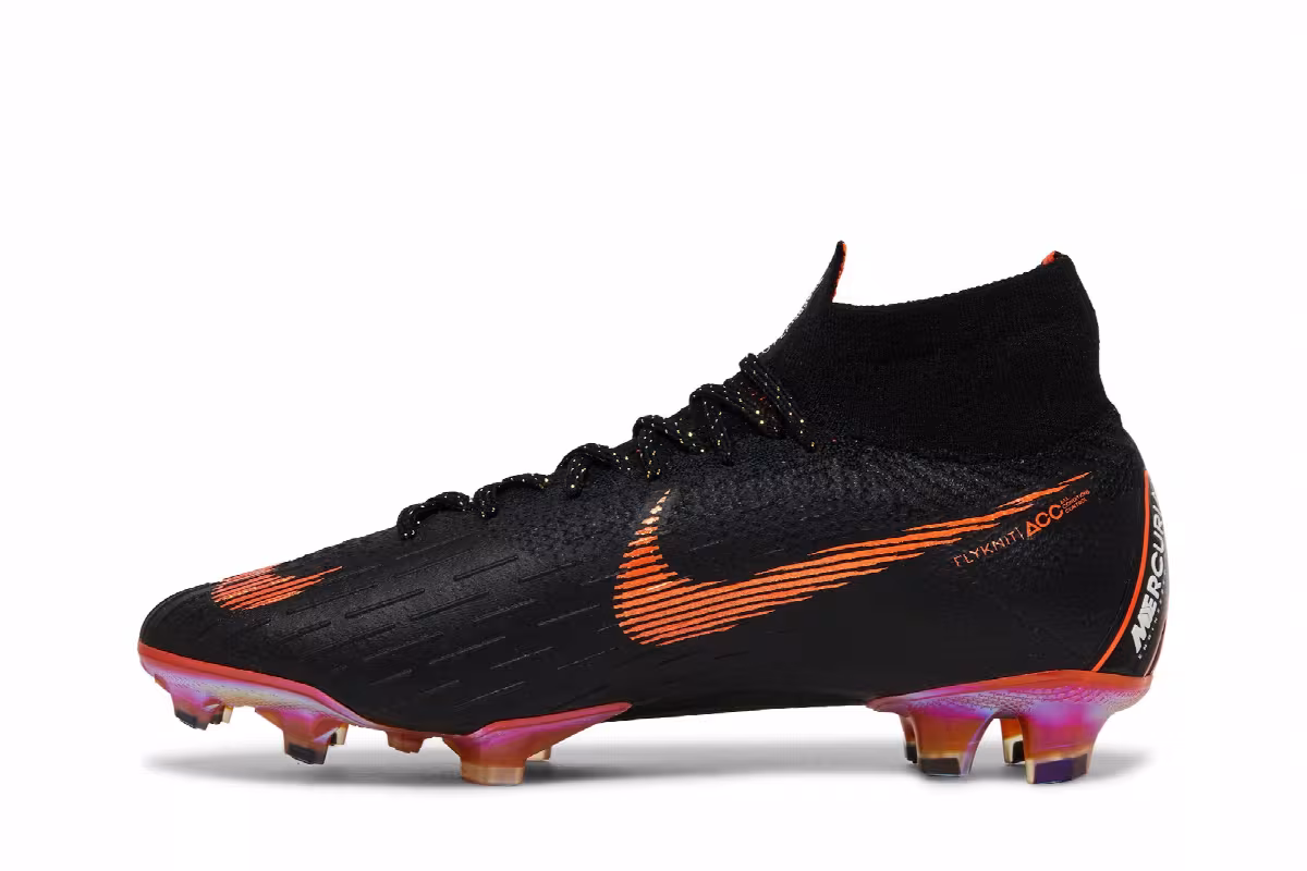 Nike Superfly 6 Elite FG Black Total Orange, view 4