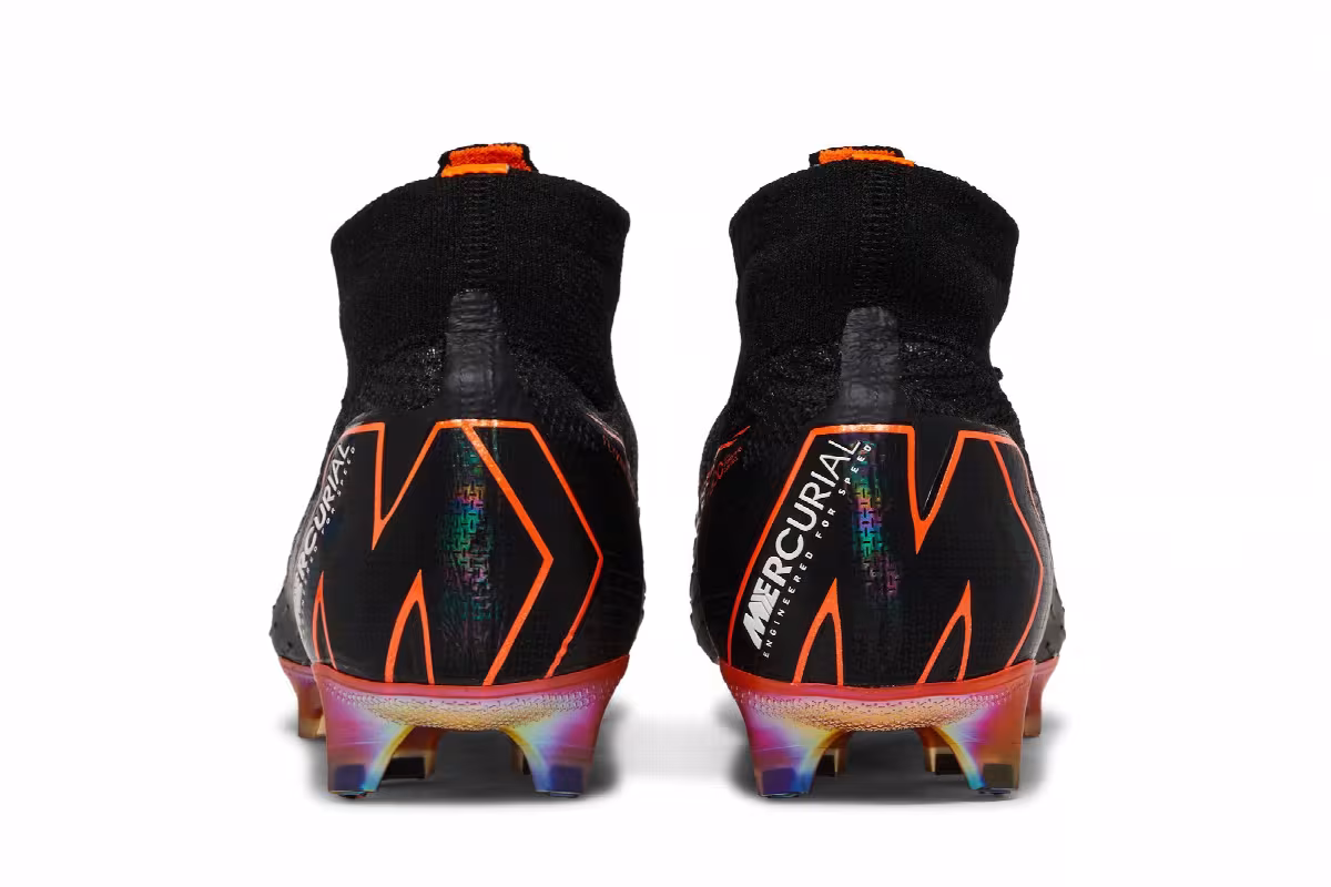 Nike Superfly 6 Elite FG Black Total Orange, view 7