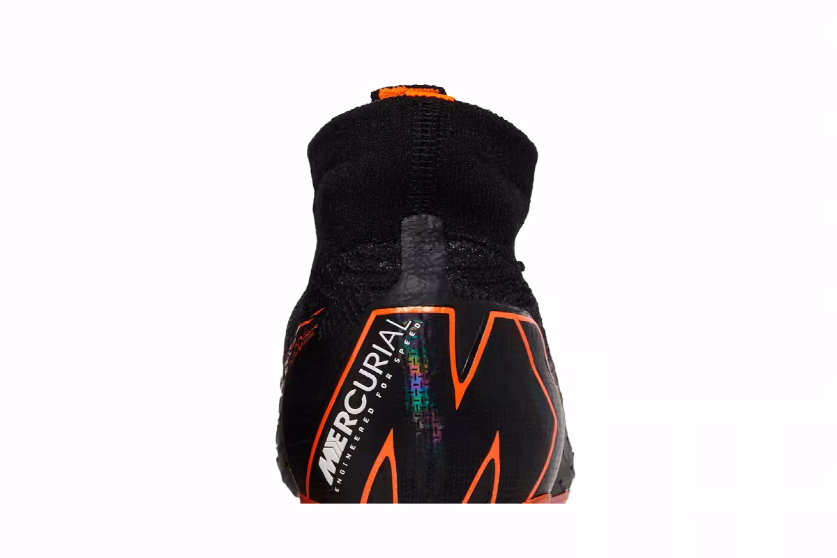 Nike Superfly 6 Elite FG Black Total Orange, view 8