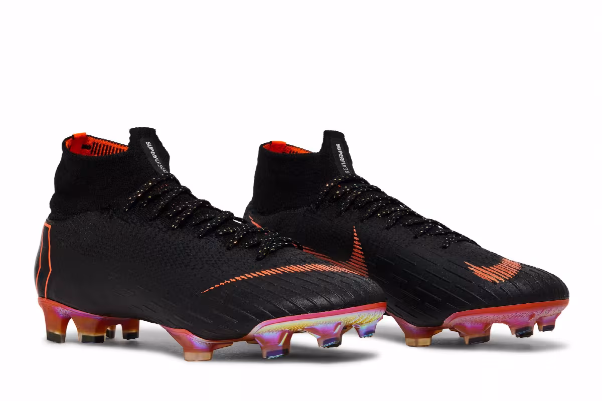 Nike Superfly 6 Elite FG Black Total Orange, view 9