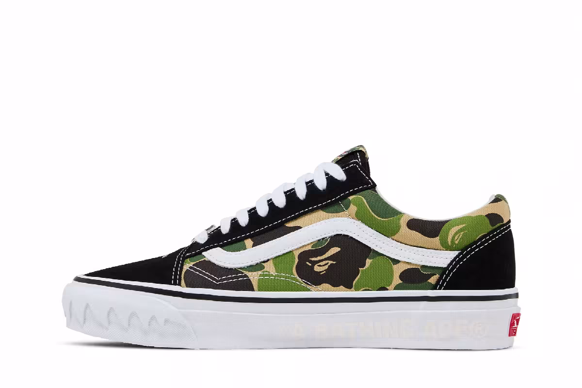 BAPE x Vans Old Skool 36 ABC Camo, view 4