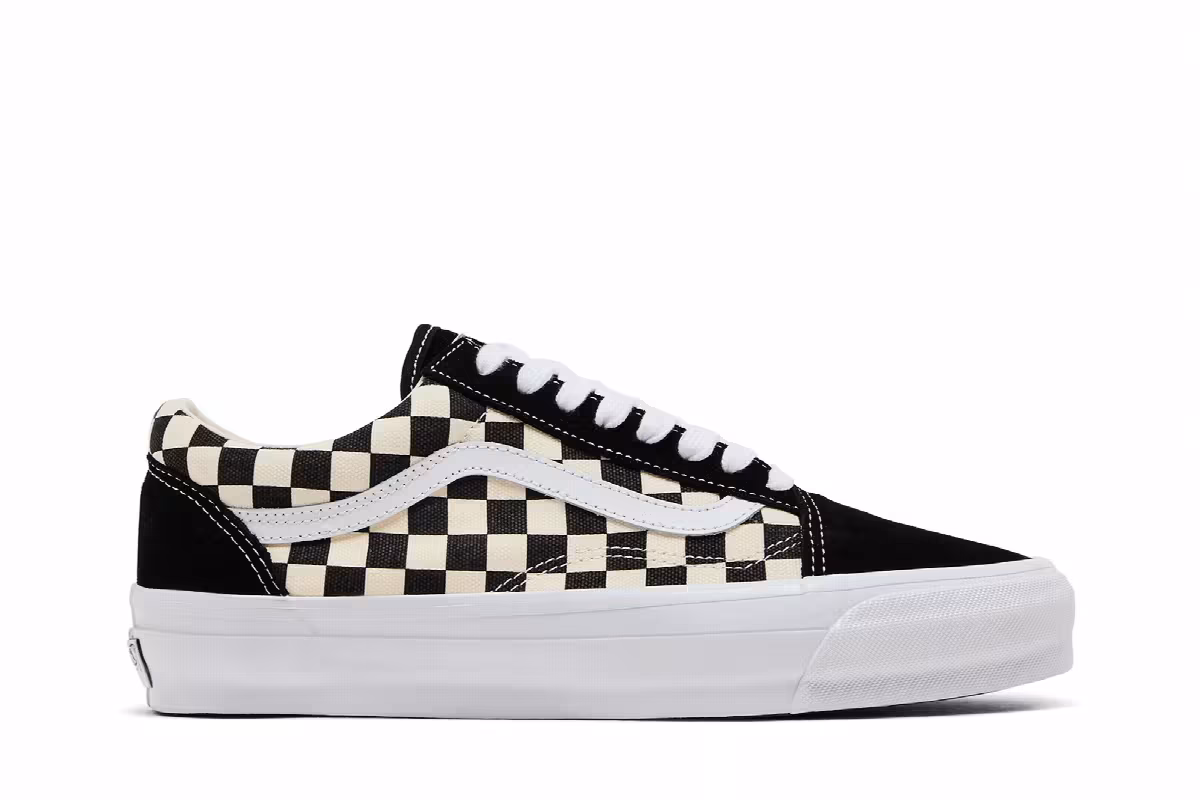 Vans Old Skool 36 LX Checkerboard - Black, view 2