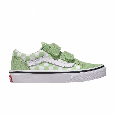 Vans Old Skool V Kids 'Checkerboard - Pistachio Green'
