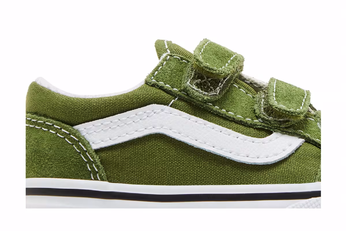 Vans Old Skool V Toddler Pesto, view 3