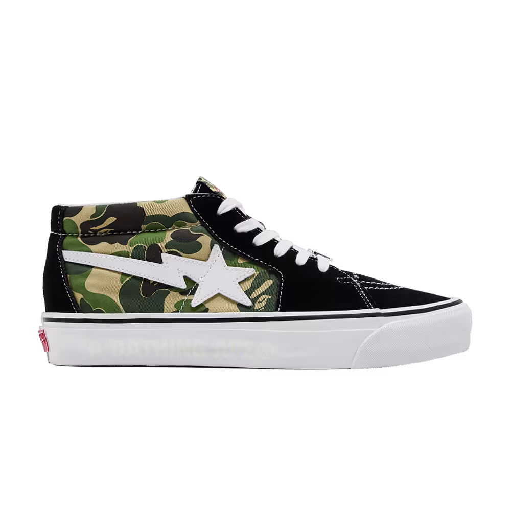 BAPE x Vans Sk8-Mid 83 ABC Camo