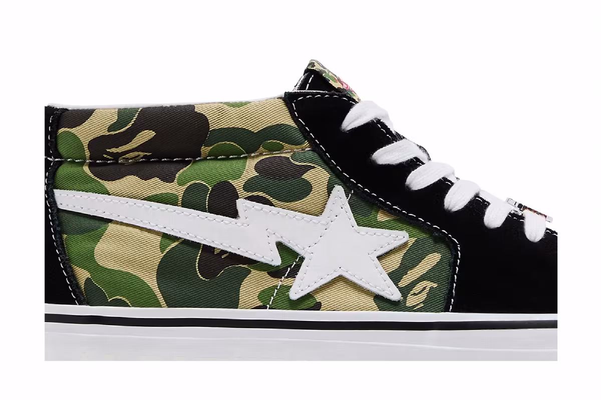BAPE x Vans Sk8-Mid 83 ABC Camo, view 3