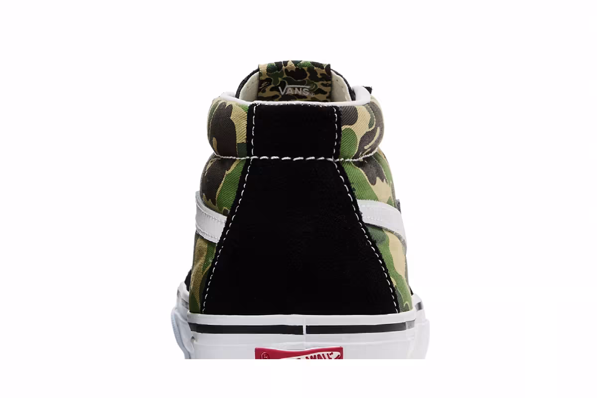 BAPE x Vans Sk8-Mid 83 ABC Camo, view 8