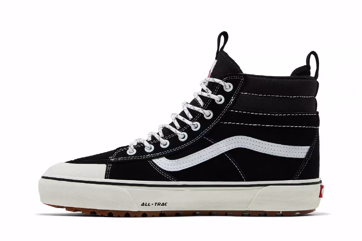 Vans Sk8-Hi Waterproof MTE Black True White, view 4