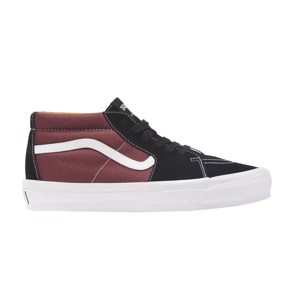 Vans Premium Sk8-Mid 83 Black Russet Maroon
