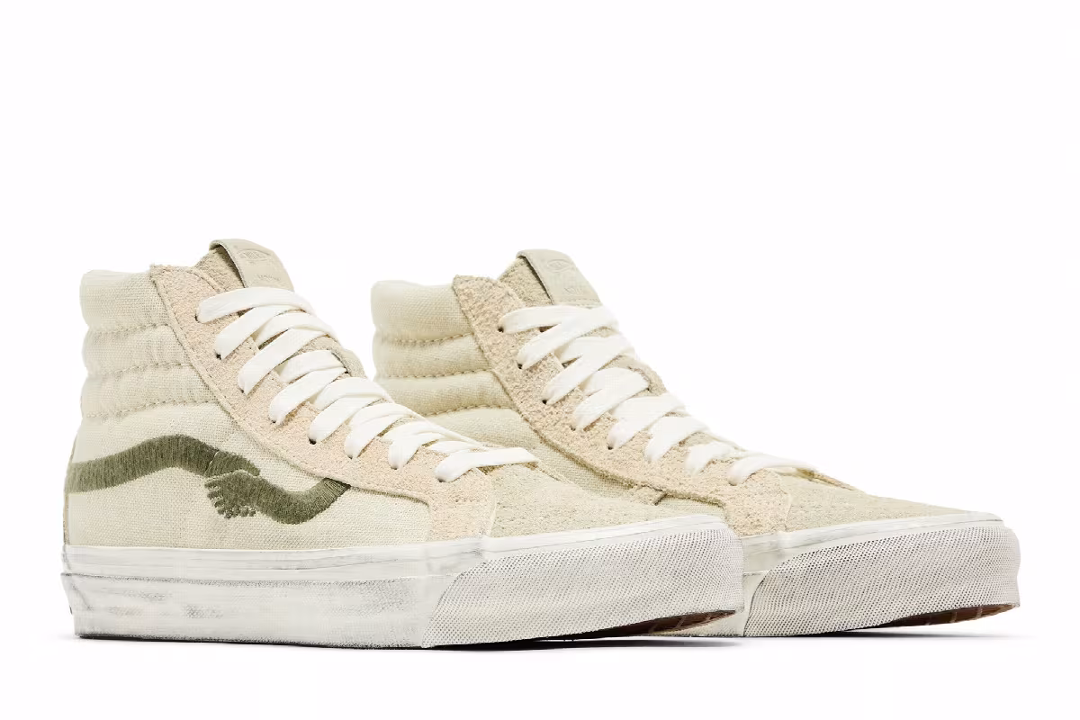 Notre x Vans Sk8-Hi Reissue Bone, view 9