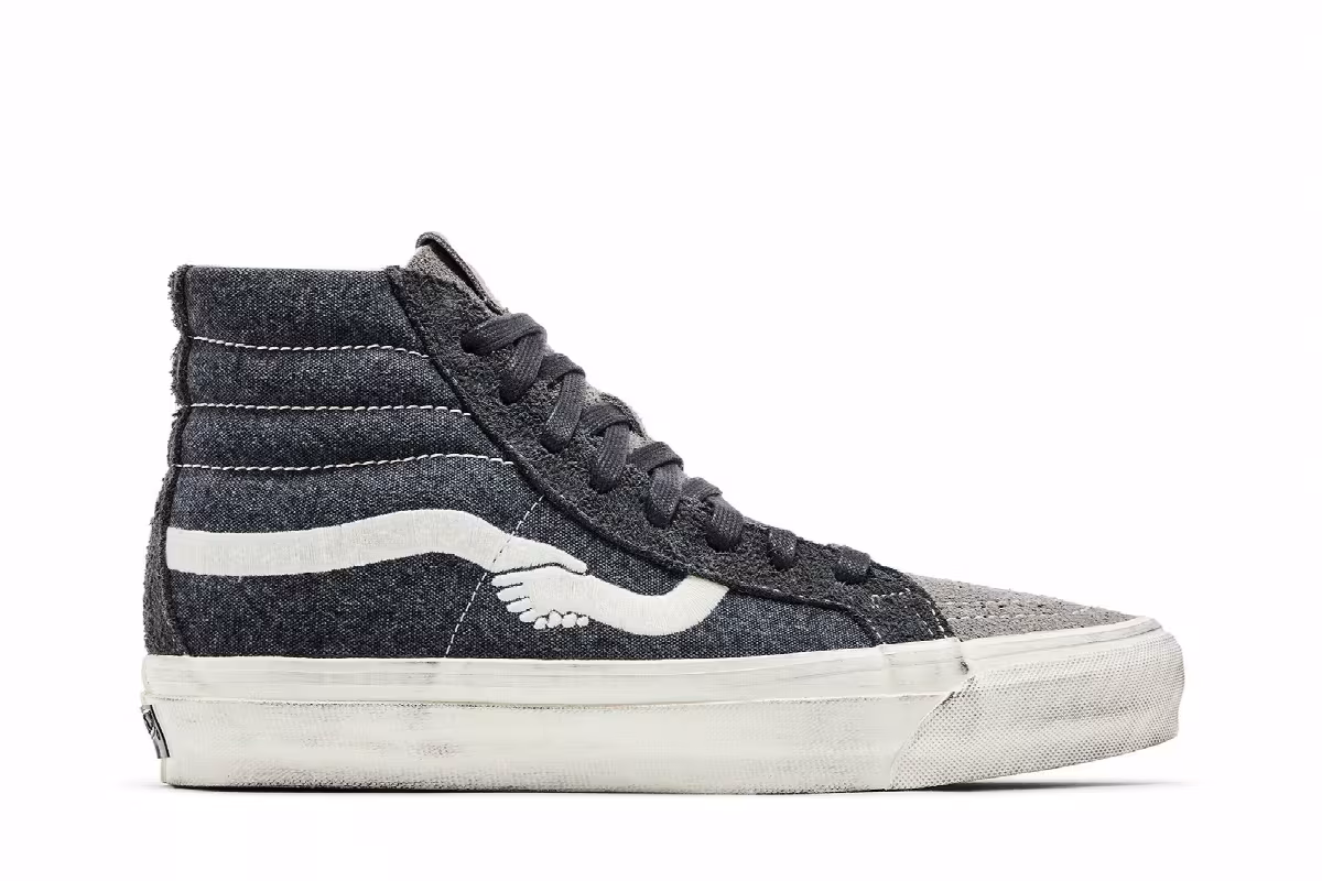 Notre x Vans Sk8-Hi Reissue Raven, view 2