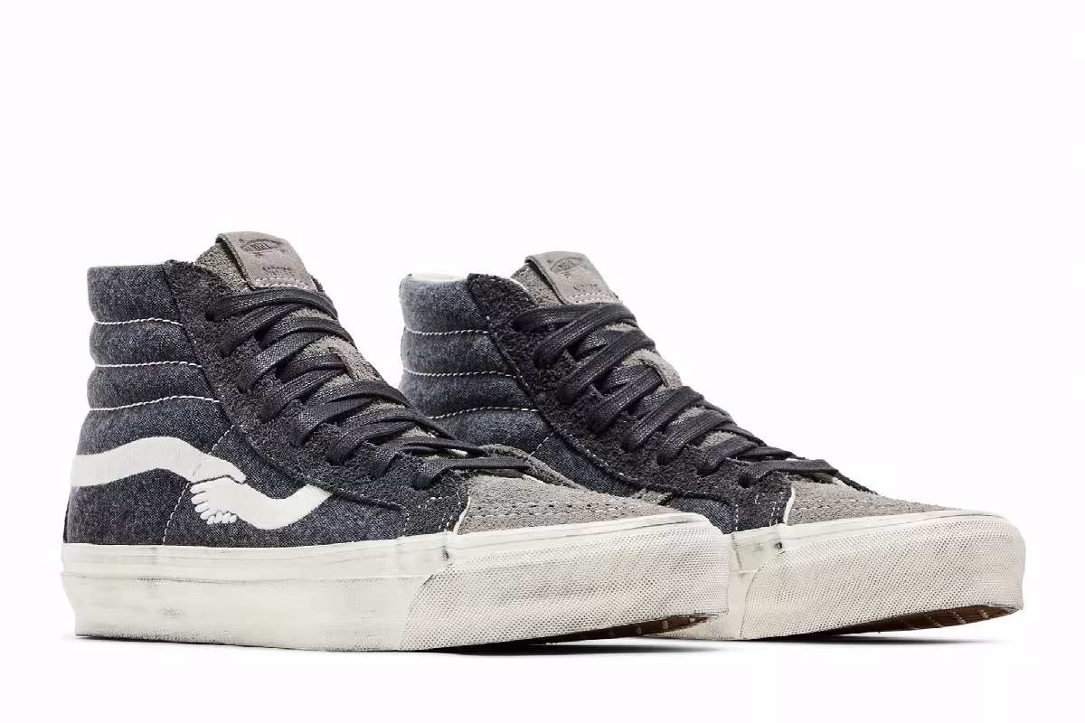 Notre x Vans Sk8-Hi Reissue Raven, view 9