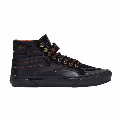 Spitfire Wheels x Vans Skate Sk8-Hi Reissue 'Black Flame'