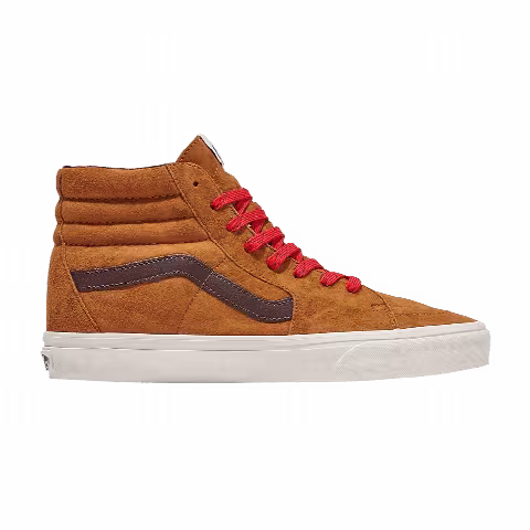 Vans Sk8-Hi 'Plaid - Glazed Ginger Brown'