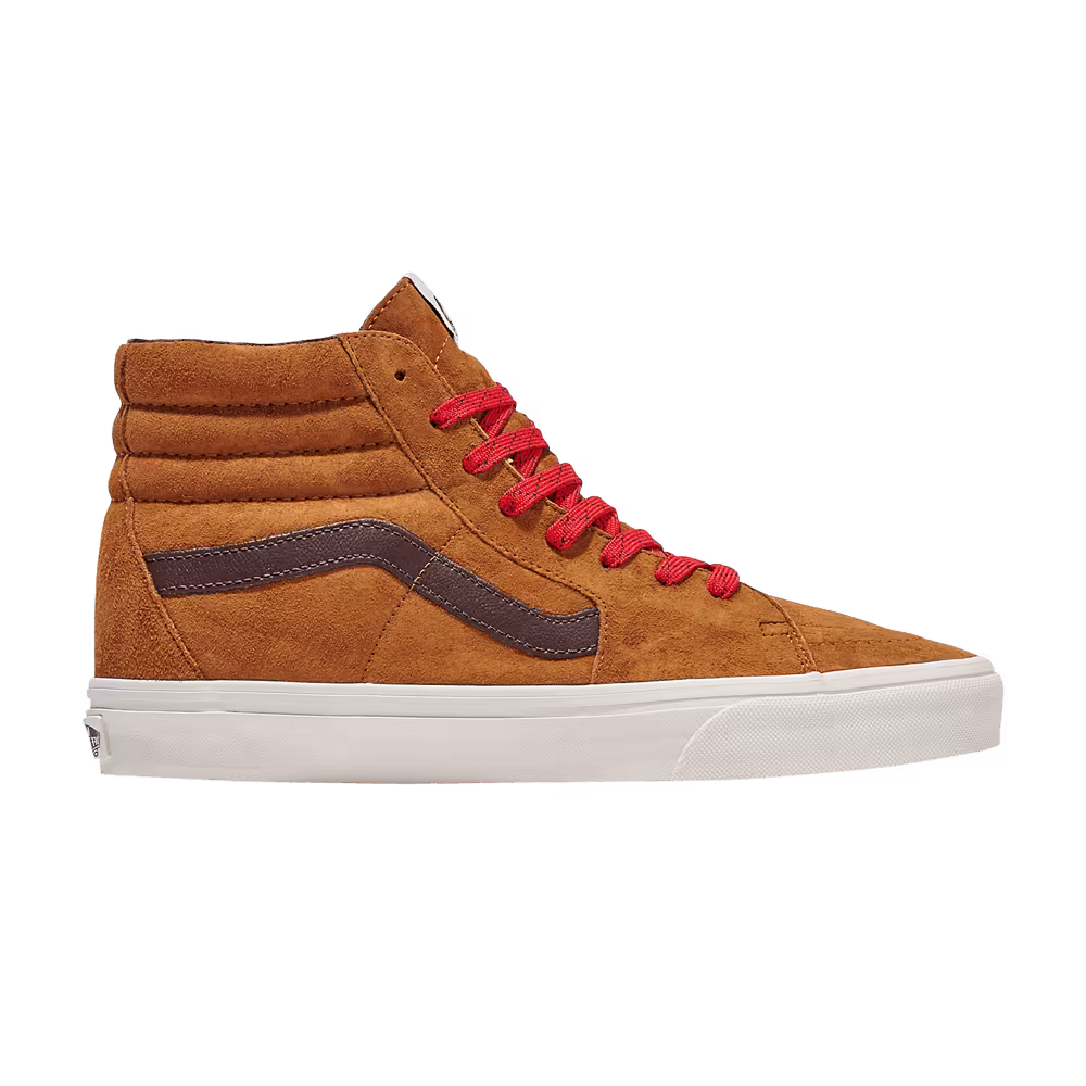 Vans Sk8-Hi Plaid - Glazed Ginger Brown