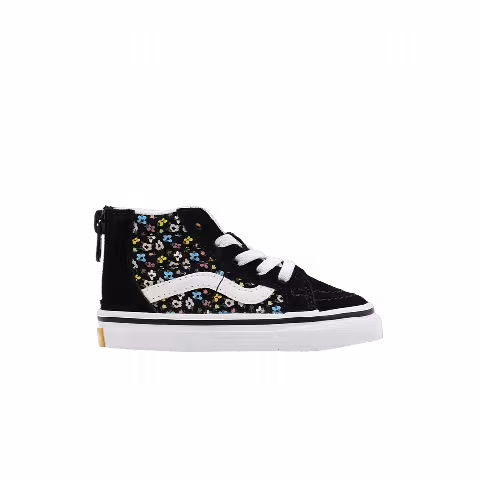 Vans Sk8-Hi Zip Toddler 'Ditsy Floral Black'