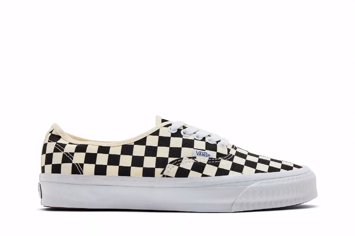 Vans Authentic Reissue 44 LX Checkerboard - Black White, view 2