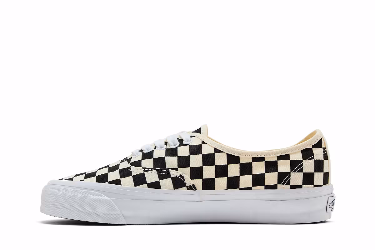 Vans Authentic Reissue 44 LX Checkerboard - Black White, view 4