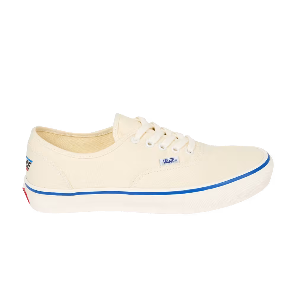 Palace x Vans Skate Authentic Classic White
