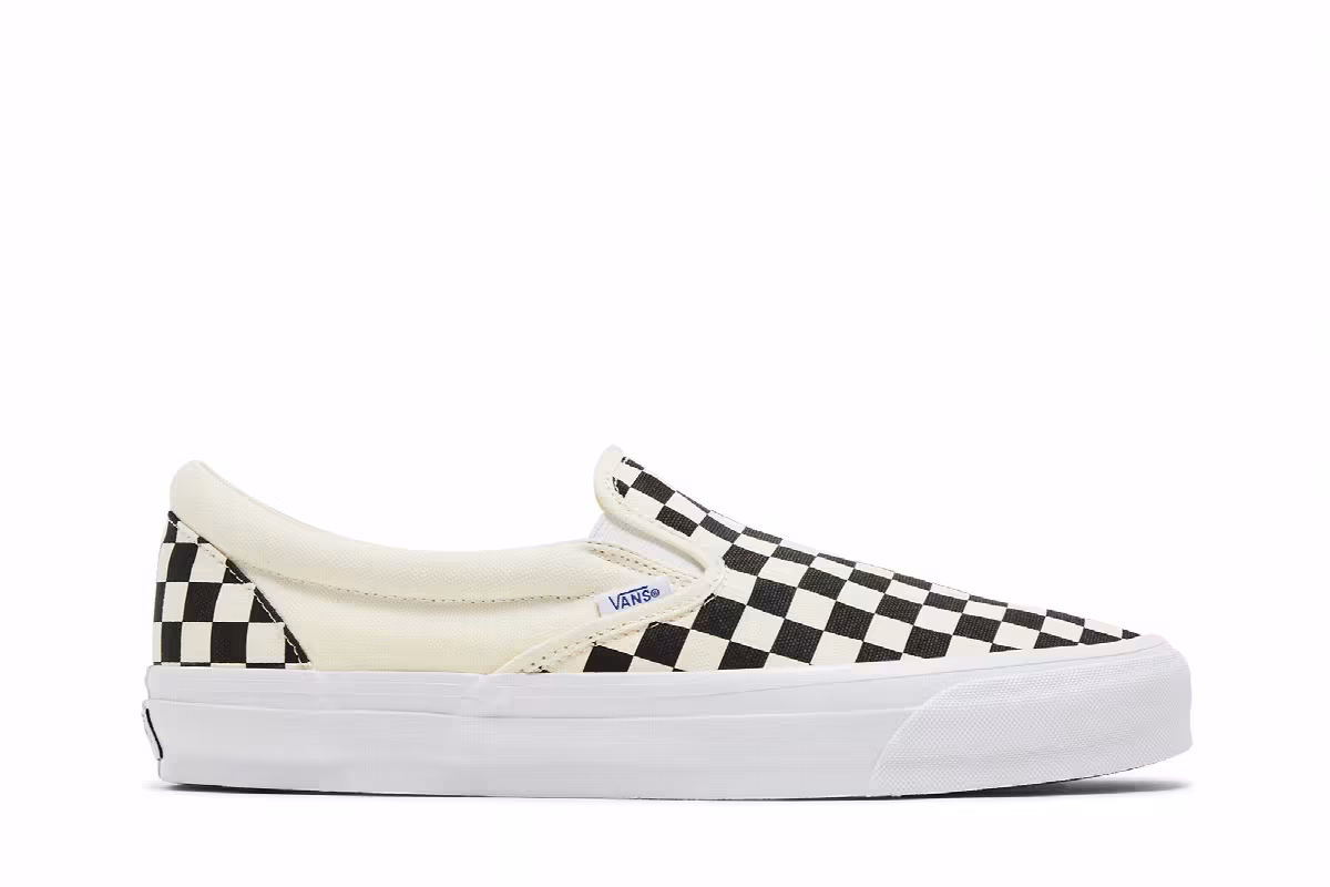 Vans Slip-On Reissue 98 LX Checkerboard - Black, view 2