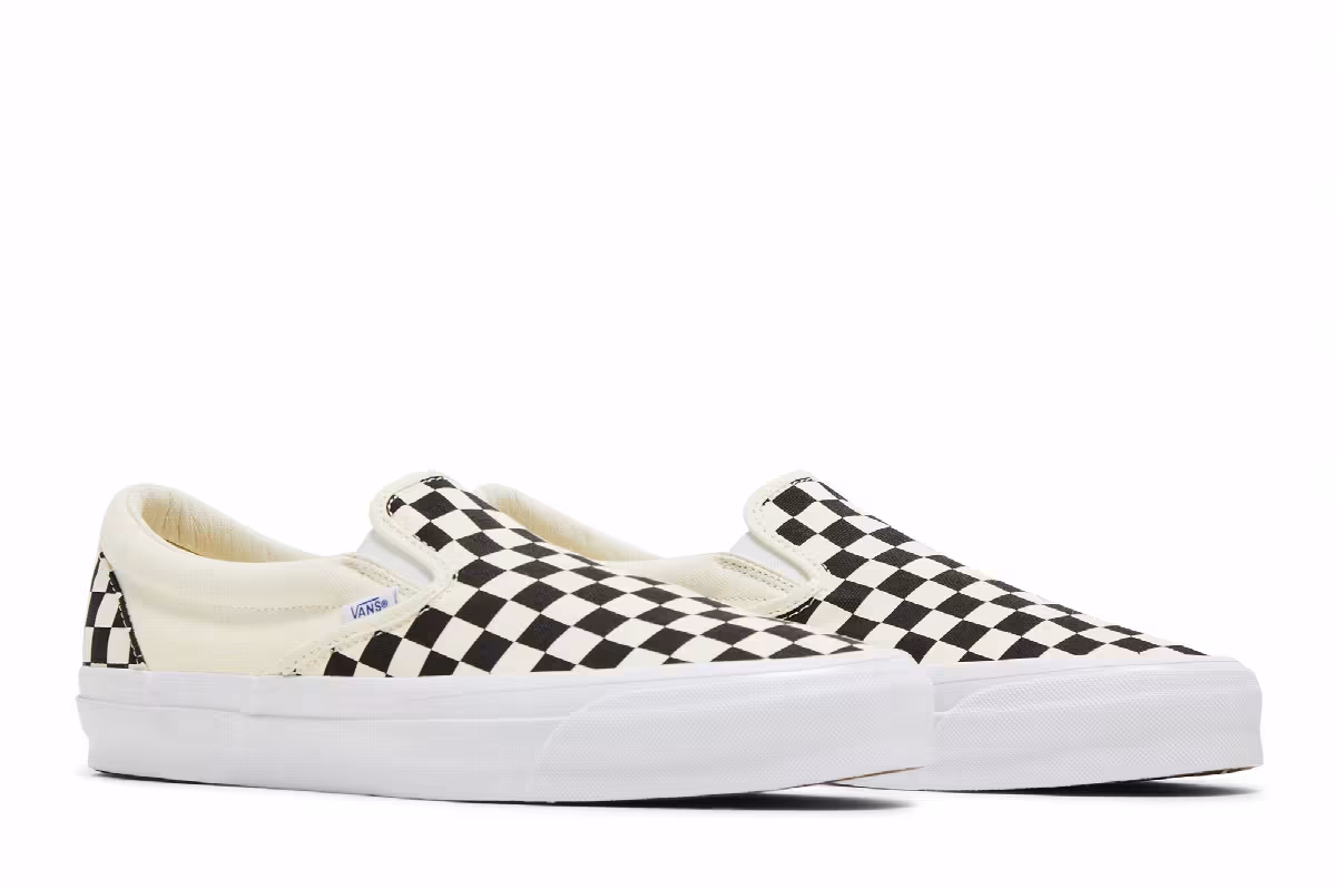 Vans Slip-On Reissue 98 LX Checkerboard - Black, view 9