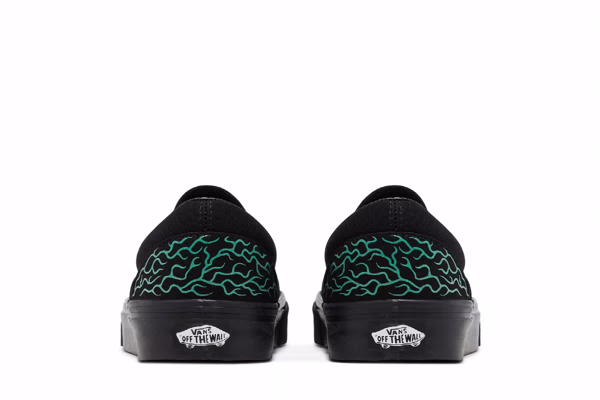 Vans Classic Slip-On Evil Omens Glow, view 7