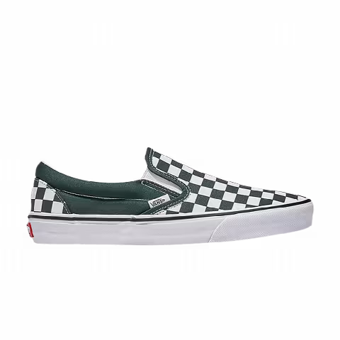 Vans Classic Slip-On 'Checkerboard - Scarab Green'