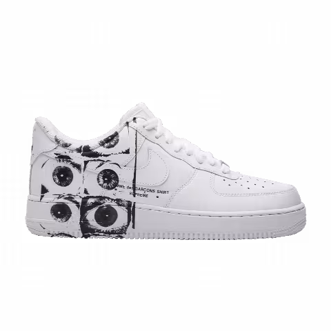 Supreme x Comme des Garçons SHIRT x Nike Air Force 1 Low 'Eyes'