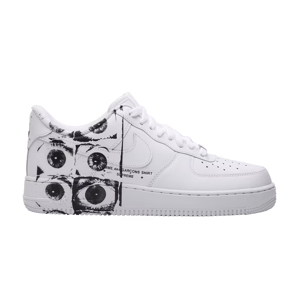 Supreme x Comme des Garçons SHIRT x Nike Air Force 1 Low Eyes