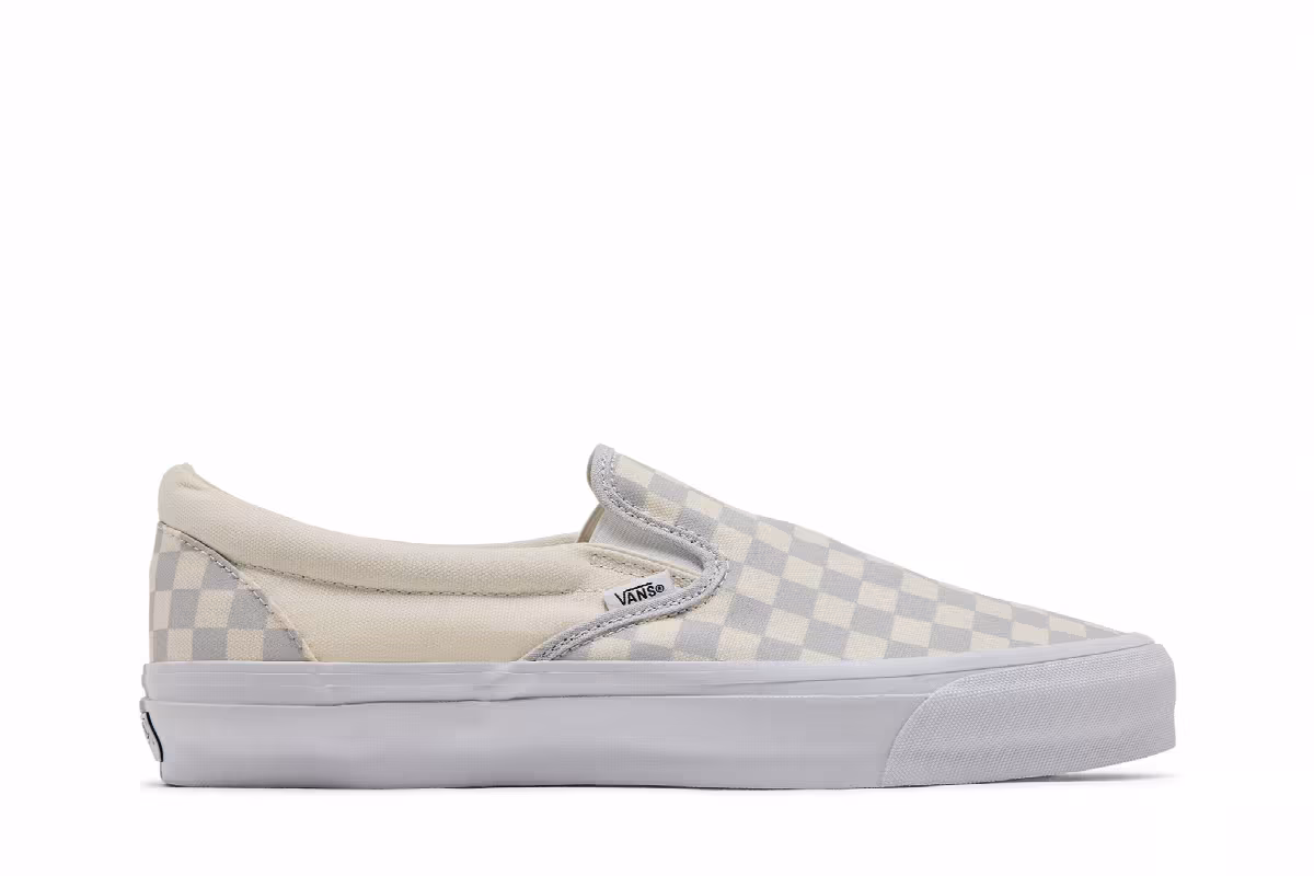 Vans Premium Slip-On 98 Checkerboard - Lunar Rock Grey, view 2