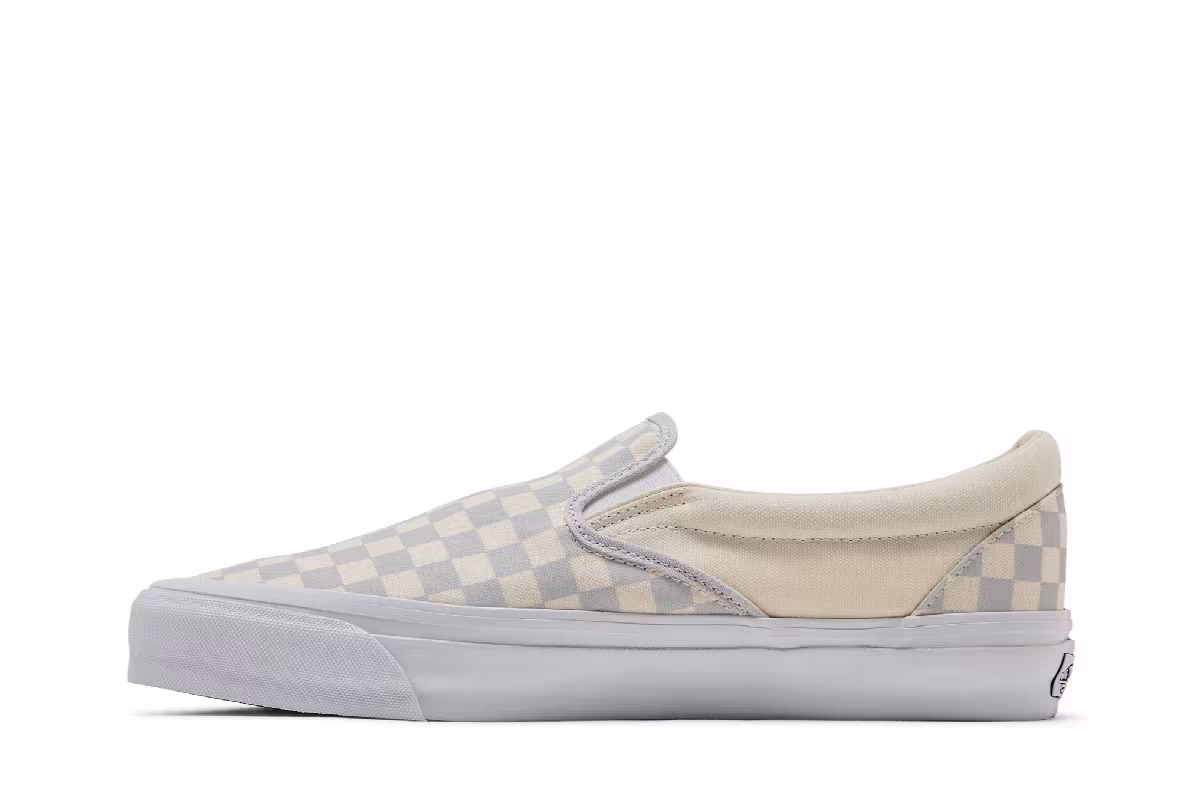Vans Premium Slip-On 98 Checkerboard - Lunar Rock Grey, view 4