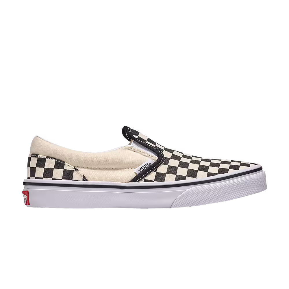 Vans Classic Slip-On Kids Checkerboard - Black Off White