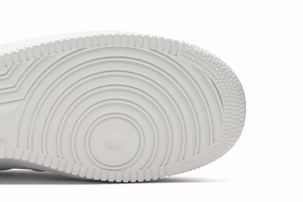 Nike Men's Air Force 1 Mid White, view 6