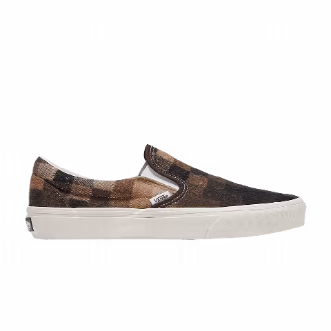 Vans Classic Slip-On 'Checkerboard Sweater - Brown'
