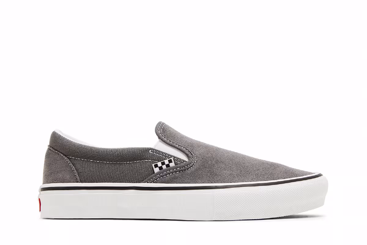 Vans Skate Slip-On Pewter White, view 2