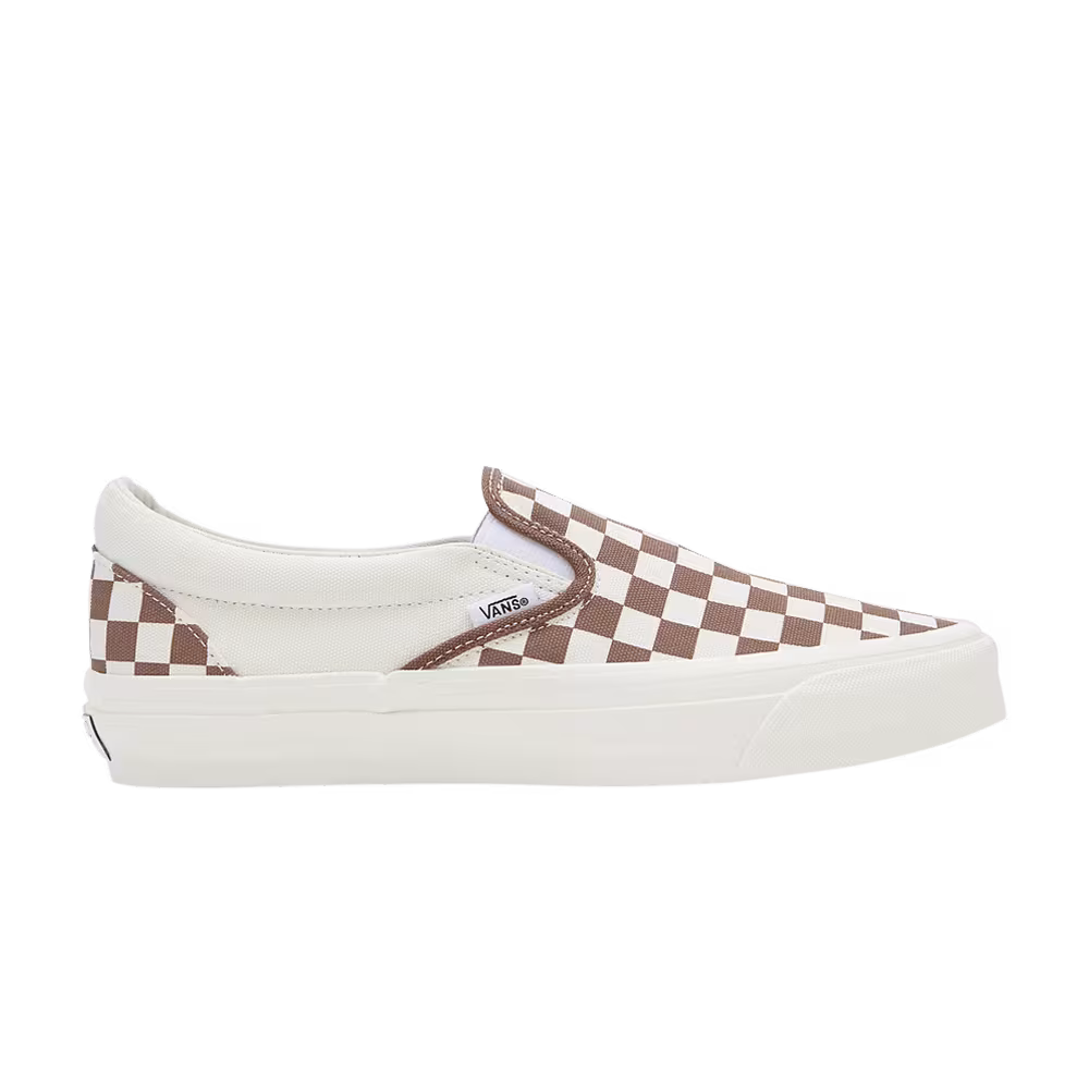 Vans Premium Slip-On 98 Checkerboard - Coffee Brown