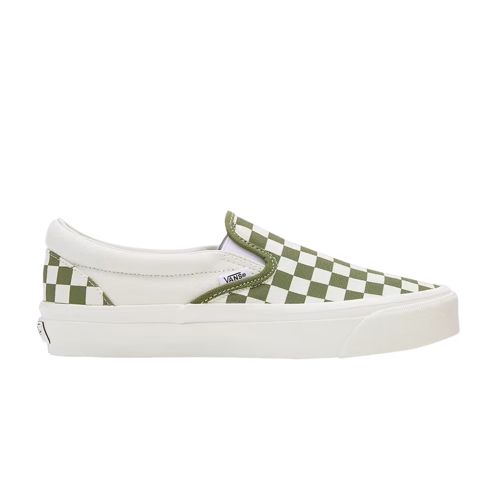 Vans Premium Slip-On 98 Checkerboard - Pesto Green