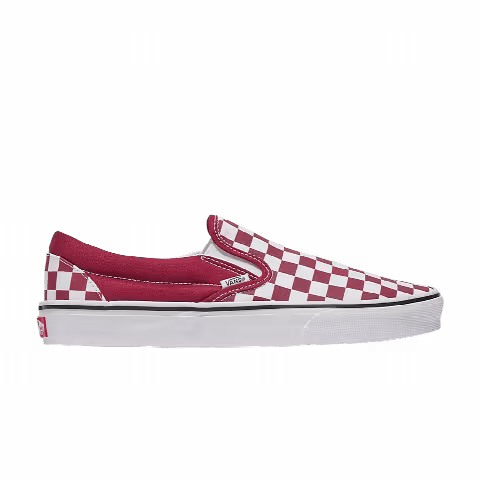 Vans Classic Slip-On 'Checkerboard - Rhododendron Red'