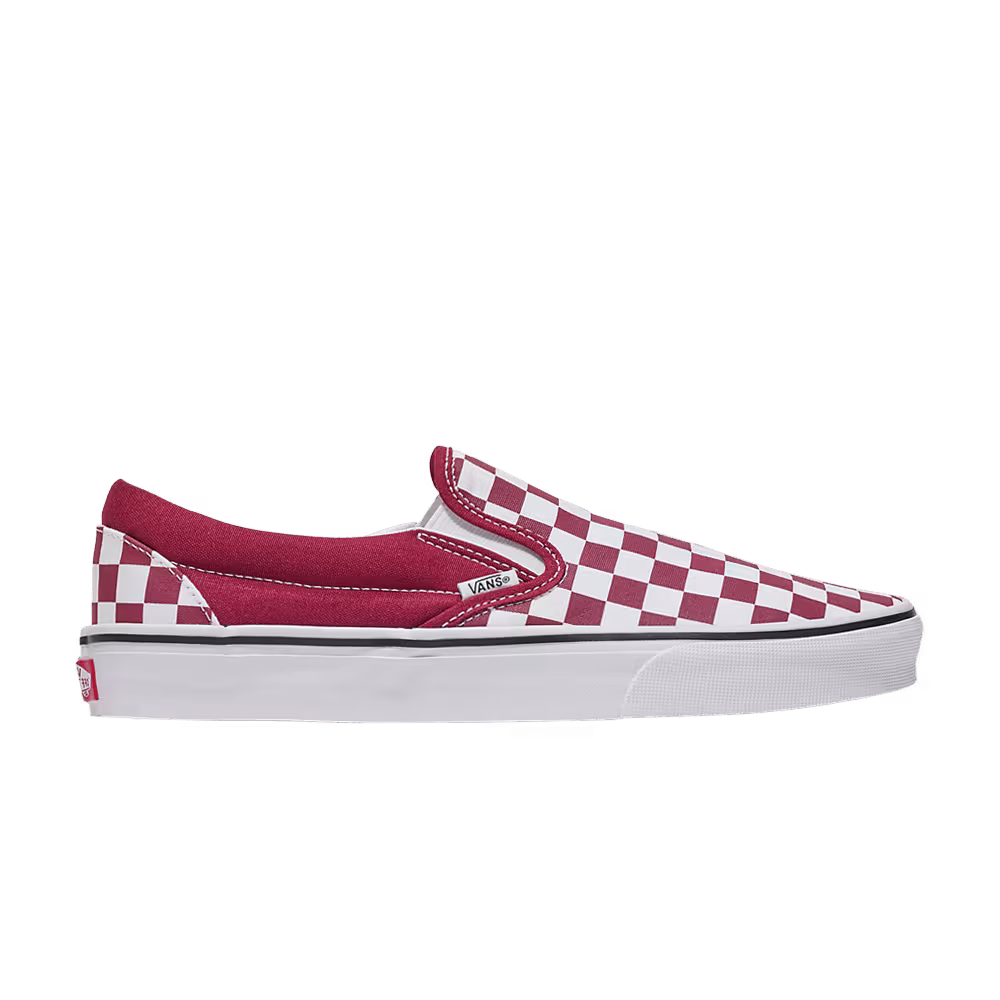 Vans Classic Slip-On Checkerboard - Rhododendron Red