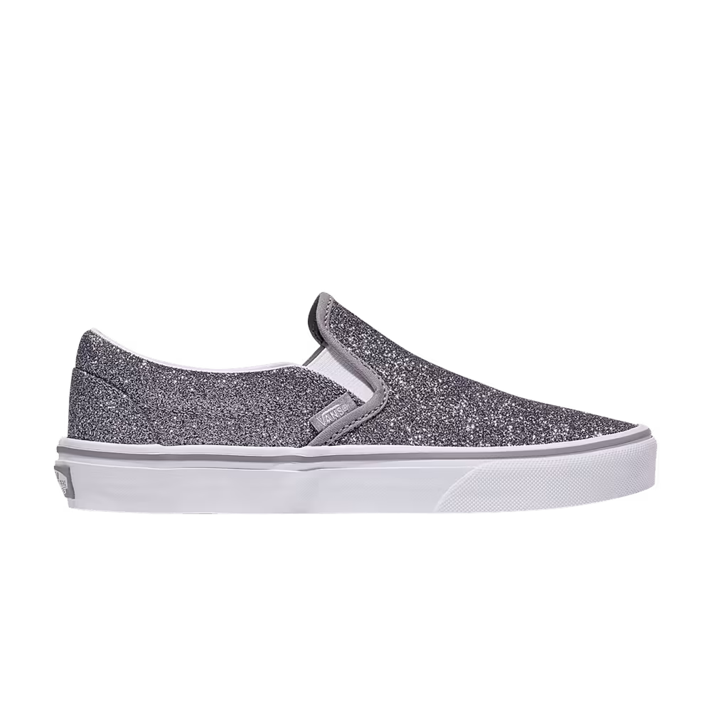 Vans Classic Slip-On Glitter - Gunmetal Grey