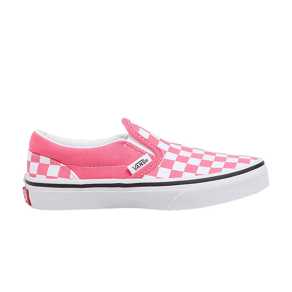 Vans Classic Slip-On Kids Checkerboard - Honeysuckle