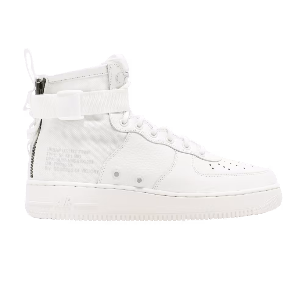 Nike SF Air Force 1 Mid Triple Ivory