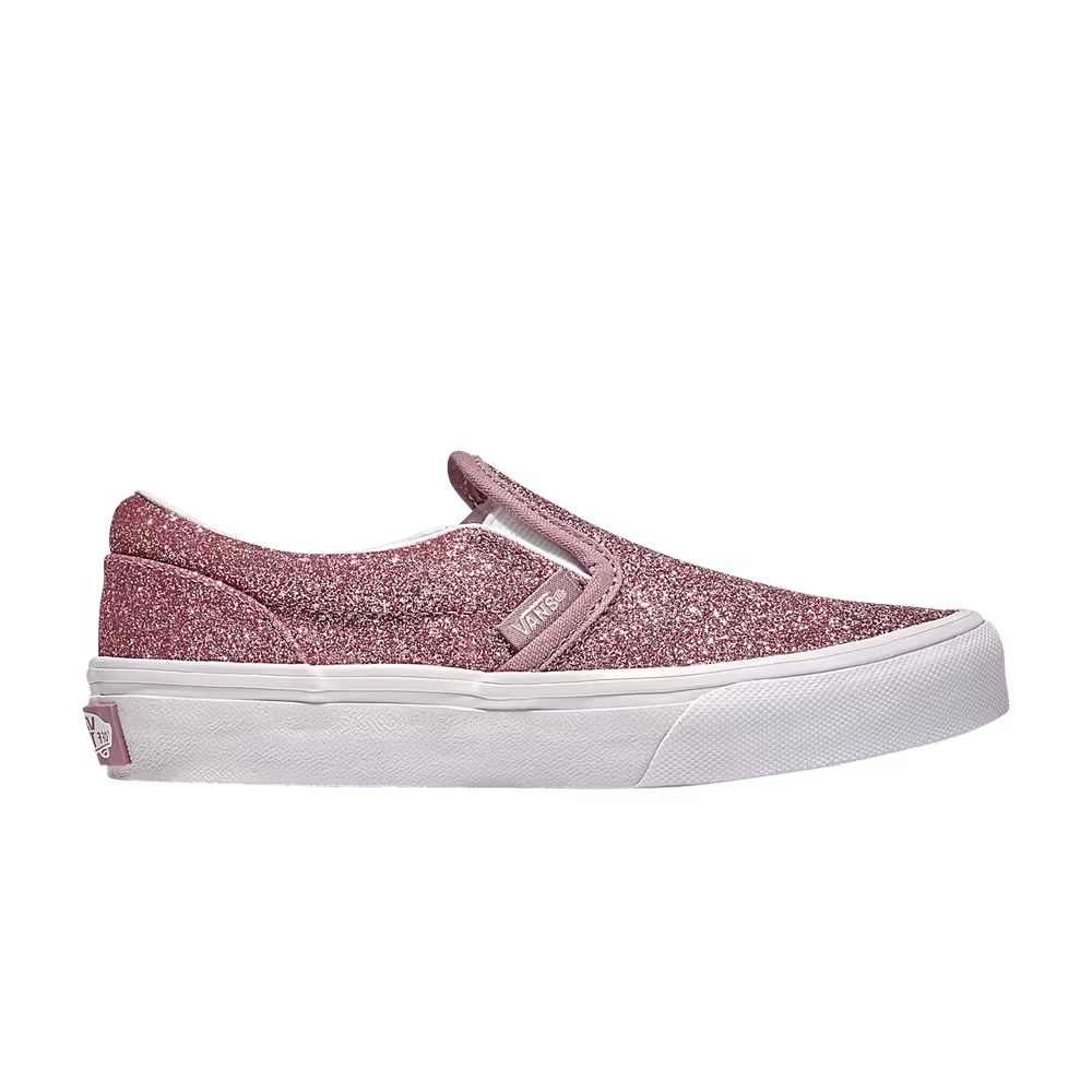 Vans Classic Slip-On Kids Rose Gold Glitter