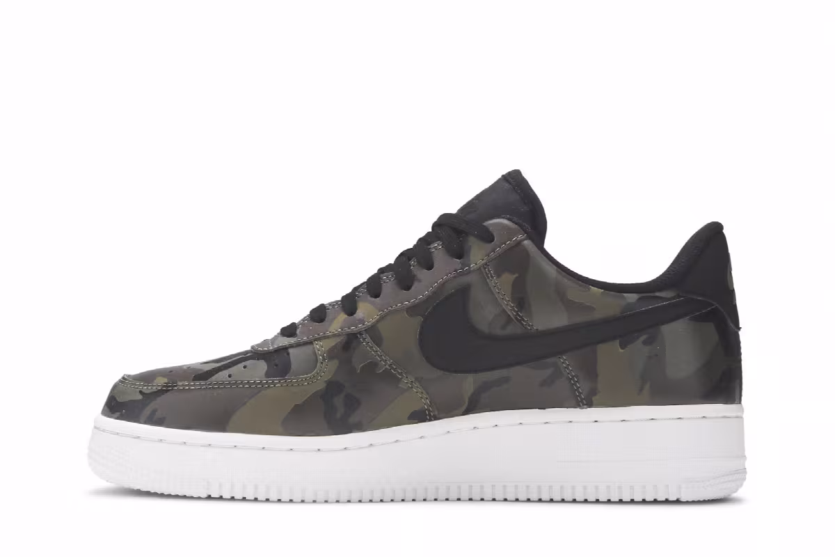 Nike Air Force 1 Olive Reflective Camo, view 4