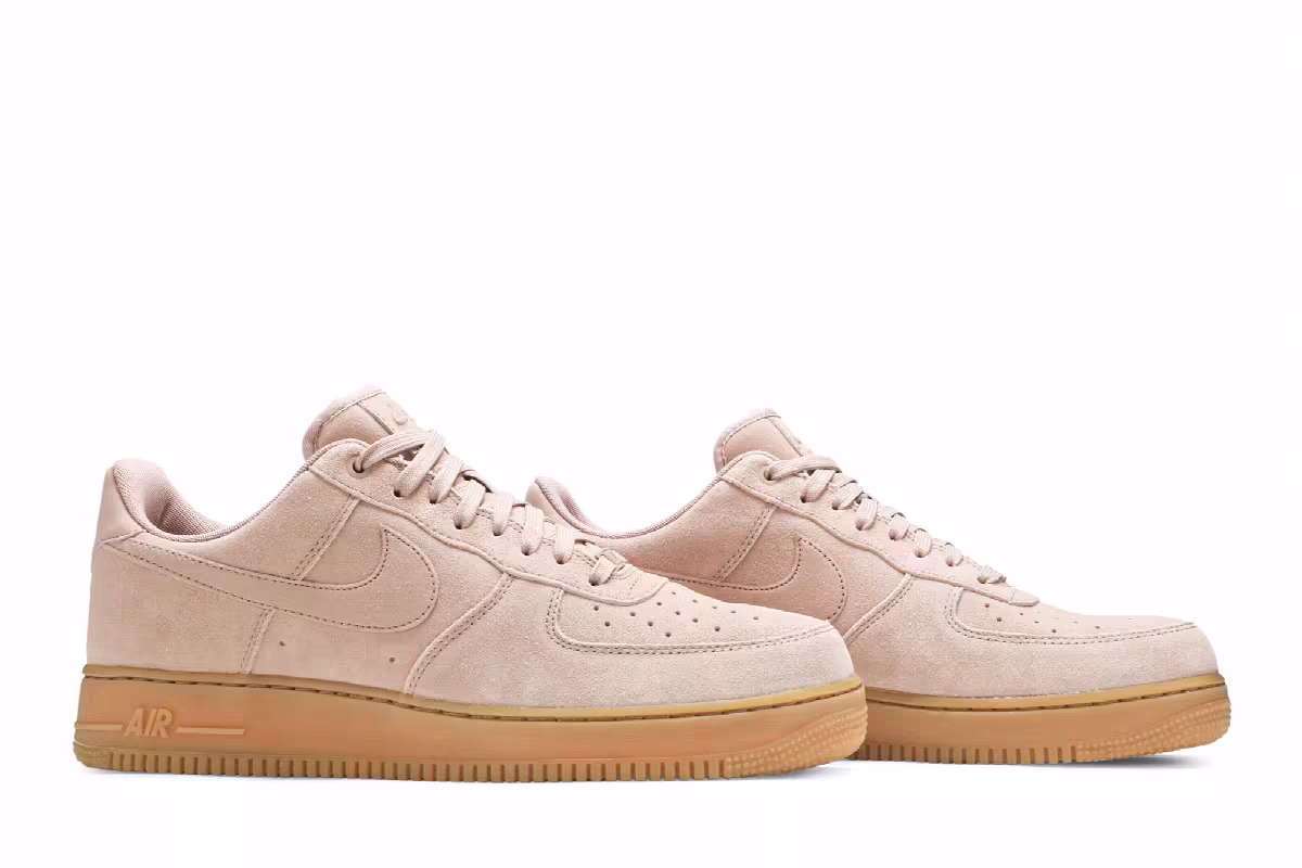 Nike Air Force 1 07 LV8 Suede Particle Pink, view 9
