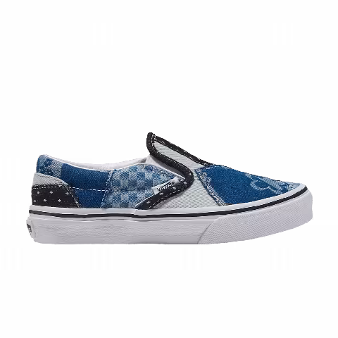 Vans Classic Slip-On Kids 'Denim Patchwork'