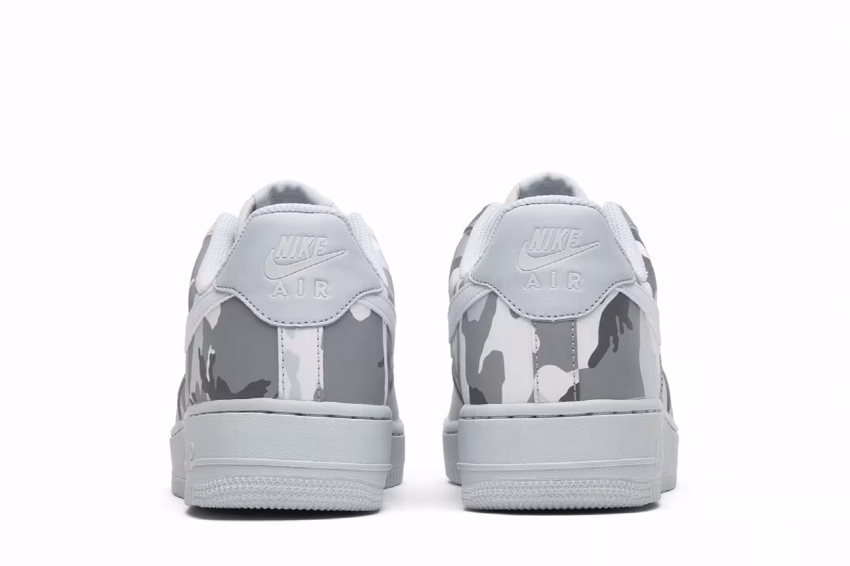 Nike Air Force 1 Grey Reflective Camo, view 7