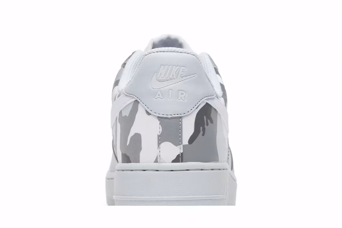 Nike Air Force 1 Grey Reflective Camo, view 8