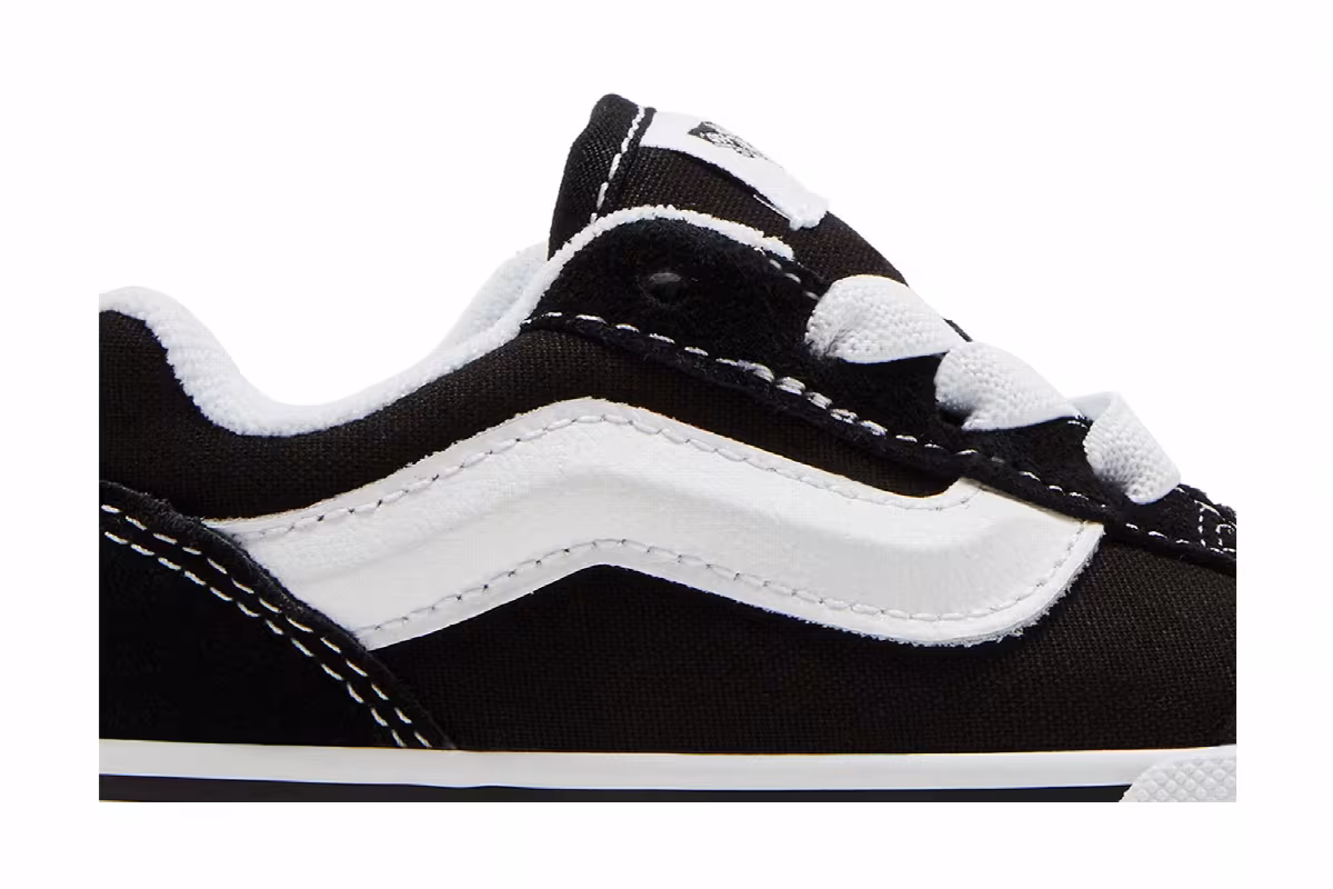 Vans Knu-Skool Toddler Black White, view 3